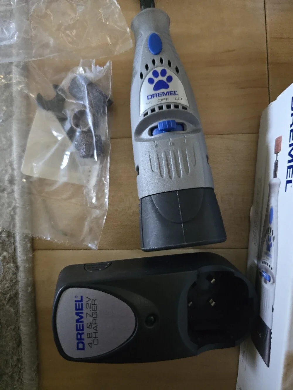 Dremel 7300-PT 4.8V Cordless Dog & Cat Pet Nail Grooming & Grinding Tool Kit NEW